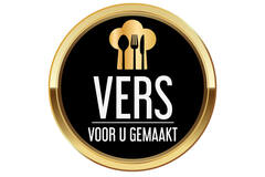 STICKERS 'VERS VOOR U GEMAAKT' 50mm  500st/rol
